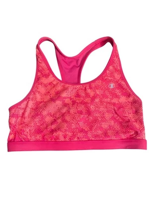 Champion Double Dry Women's Vibrant Pink Sports Bra Size XL - Image 1 of 3