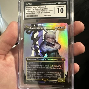 Y'shtola Night's Blessed  MTG Final Fantasy - Mythic Borderless Foil CGC 10 🔥 - Picture 1 of 14
