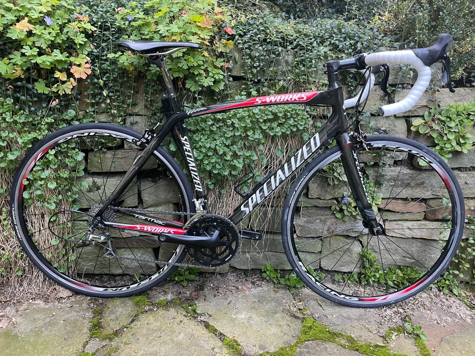 SPECIALIZED S-Works Tarmac Carbon Rennrad, RH M-54 Dura Ace, Fulcrum Racing - Bild 1 von 4