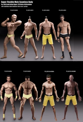 New Phicen 1/6 Scale Super Flexible Male Muscular Seamless Body figure - Image 1 of 4