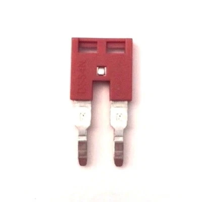 DIN Rail Terminal Block Jumpers 50 Quantity DSS4N-02P Dinkle 10 AWG 2 Pole DK4N - Image 1 of 2