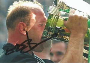WASPS & ENGLAND RUGBY UNION: LAWRENCE DALLAGLIO SIGNED 6x4 TROPHY PHOTO+COA - Picture 1 of 1