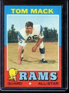 1971 Topps Football # 94 Tom Mack (NM-MT) Near Mint to Mint - Picture 1 of 2