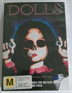 Dolls DVD (1986) Stuart Gordon, Guy Rolfe)Rare Horror, REGION FREE Ex Rental - Picture 1 of 4