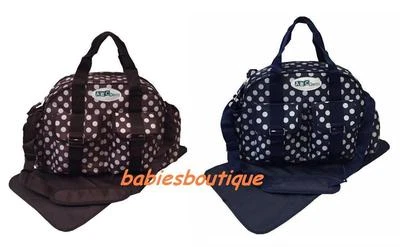 JUST4BABY AUSVERKAUF Polka Dot Baby Wickeltaschen Krankenhaus Wickeltasche wasserdicht 9002
