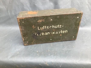 original Luftschutz Verbandkasten Blech Wehrmacht Chemnitz DAPOL Stempel [3891-3 - Picture 1 of 11
