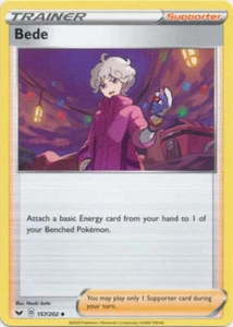 Bede - 157/202 Pokemon » Sword and Shield Uncommon - Picture 1 of 1