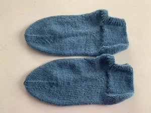 Selbstgestrickte,handgestrickte Socken , Sneaker Gr. 37 - 38, 6 Fach Wolle . - Bild 1 von 2