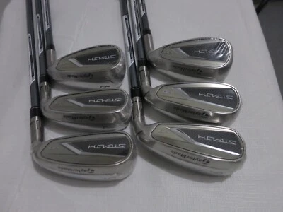 TaylorMade 2023 Stealth HD Iron Set - 5-PW - Stiff Flex Graphite - NEW - Image 1 of 4