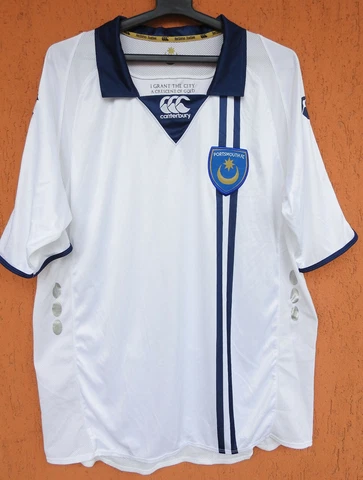 Portsmouth FC Canterbury Football Jersey Pompey White Shirt (L) Soccer Cover