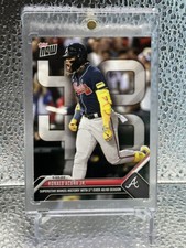 Ronald Acuña Jr. - 2023 MLB TOPPS NOW® Card 903 Makes History 40 Hr And 40 SB