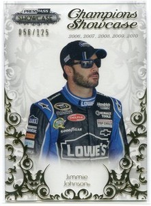 2012 Press Pass Showcase Champions Showcase Gold 4 Jimmie Johnson 56/125