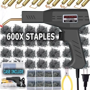 Plastic Welder Kit Soldering Hot Stapler Bumper Repair Welding Gun 600 Staples - Picture 1 of 8