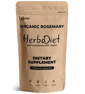 Organic Rosemary Leaf Powder Natural Powerful Antioxidant Memory Boost Support - Picture 1 of 3