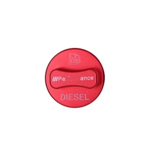 Red Aluminum Exterior Fuel Tank Cap Cover Trim 1PCS For Benz GLK 2009-2014 2015 - Picture 1 of 4