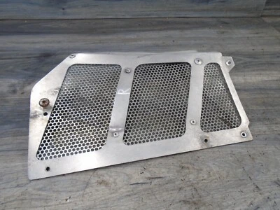 2009 09 POLARIS DRAGON RMK 800 IQ ALUMINIUM SCREEN VENT CLUTCH EXHAUST MESH BRAC - Image 1 of 3