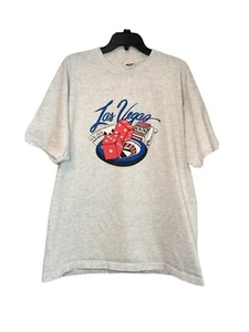 Vintage Murina Las Vegas Graphic T-shirt Gray Size XL - Picture 1 of 6