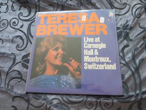 BRAND NEW-Teresa Brewer: Live at Carnegie Hall & Montreux--LP,Vinyl,Record--1984 - Picture 1 of 2