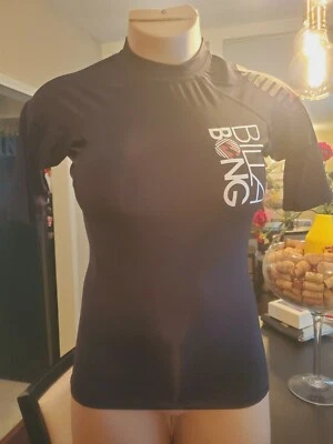 Usado en Excelente Condición Billabong Protector Solar UPF-50 Manga Cuarta Surf Top Med Foto 1 de 4