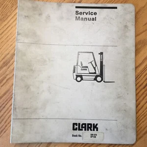 Clark OP15B SERVICE SHOP REPAIR MANUAL Order Picker Fork Lift Truck, GUIDE SM576 - Picture 1 of 6