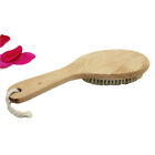  Bristle Bath Brush Back Exfoliating Wooden Scrubber Massage