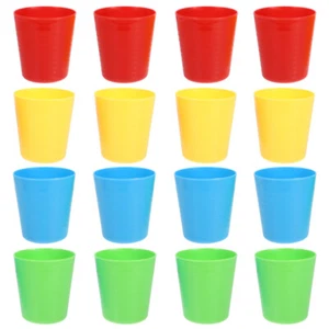 Bicchiere Multifunzione 16 Pezzi Bicchiere Impilabile Bambini Bimbo Bambino - Foto 1 di 12