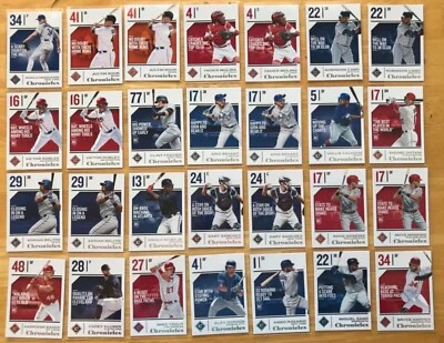 2018 Panini Chronicles Baseball *Pick from List Complete your Set*  #s 3-59 - Image 1 of 2