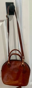 OROTON LEATHER AUSTRALIA BROWN ALMA SHAPED SHOULDER CROSSBODY HANDBAG TOTE - Picture 1 of 20