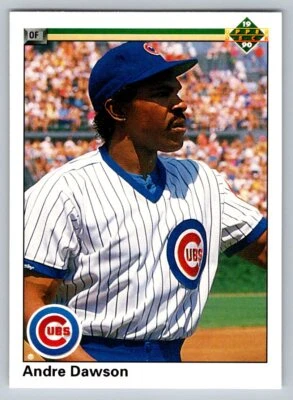 1990 Upper Deck # 357 - Andre Dawson - Chicago Cubs - Image 1 of 2