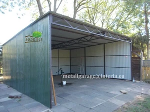 Blechgarage Garage Metallgarage Fertiggarage Lagerraum Halle KFZ Fertighalle* - Bild 1 von 2