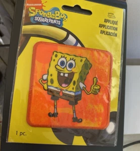 Bob Esponja Pantalones Cuadrados Parche Planchado 3" Cuadrado - Imagen 1 de 2