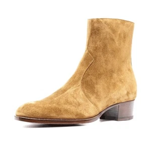 2024 Winter Herren Wildleder Leder Slipper Chelsea Stiefel Schuhe Party Elegant Stiefel Neu - Bild 1 von 12