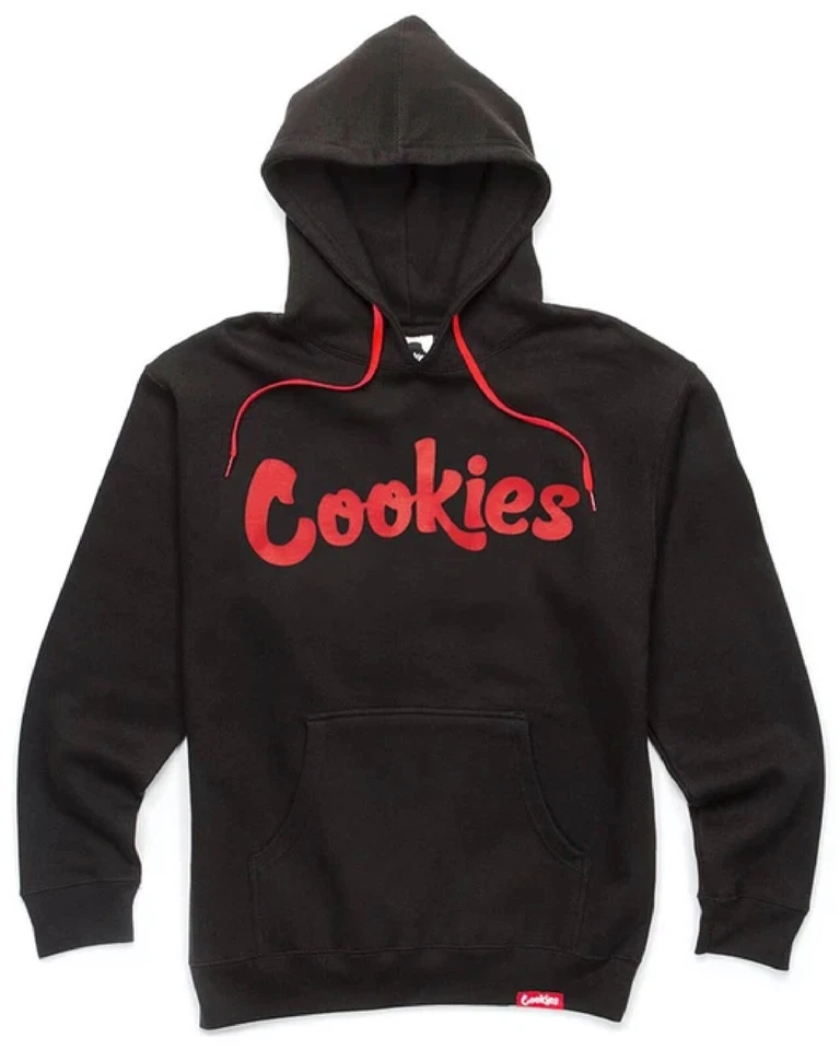 Sudadera con capucha negra/roja con logotipo original CKS Berner Cookies Clothing auténtica nueva con etiquetas Foto 1 de 1