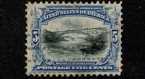 1901 Pan Am Expo 5c Niagara Falls Bridge SG 303 Finely Cancelled Faults- Charity - Picture 1 of 2