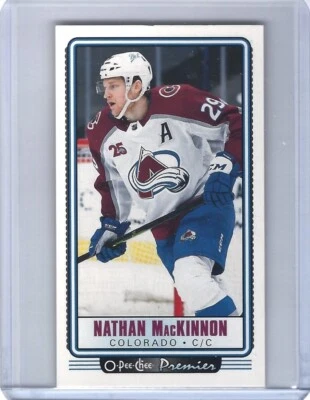 2021-22 O-Pee-Chee OPC Premier Tallboys #P-4 Nathan MacKinnon - Image 1 of 2