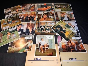 L' OEUF guy bedos rochefort  jeu 16 photos cinema lobby cards 1971