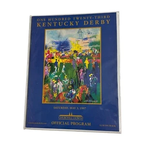 Gary Stevens Signed Autograph 1997 Official Kentucky Derby Program Silver Charm - Picture 1 of 3