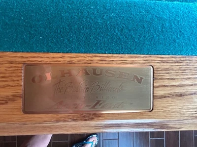 Olhausen pool table 8ft- Seville model- with accessories including ping pong top - Image 1 of 4