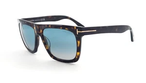 TOM FORD TF 0513 Morgan Sunglasses 52W Havana / Blue gradient 57 new - Picture 1 of 4