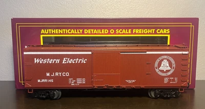 MTH O Gauge 20-99330 Western Electric Bell 40' Junction Railway USRA Boxcar NEW - Image 1 of 4