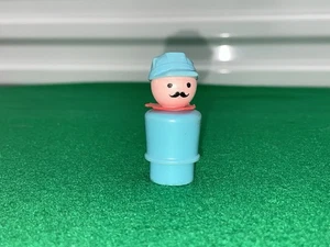 Fisher Price Little People Figura Tren Conductor Ingeniero Blue Express 2581 De Colección - Imagen 1 de 2