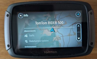 TomTom Rider 500 Motorrad-Navigationssystem - neuwertig - Bild 1 von 4