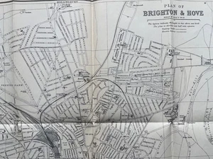 Brighton and Hove vintage city plan / map 1926 - Picture 1 of 11