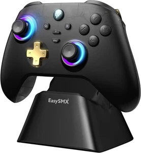 EasySMX Pro Wireless RGB Game Controller w/ Charging Dock & Hall Sensors - Picture 1 of 9