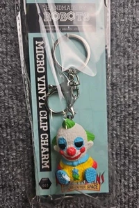 Killer Clowns From Outer Space Handmade By Robots micro vinylClip Charm Keychain - Picture 1 of 6
