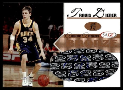 2005-06 SAGE Bronze Travis Diener Rookie Auto /400 Marquette #A5 A1 - Image 1 of 2