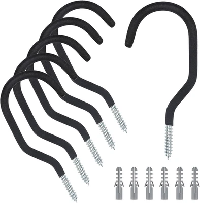 KURUI Road Bike Hooks for Garage Wall, 6 Pack Heavy Duty Bicycle Hangers for Han - Image 1 of 4