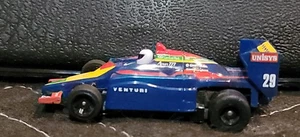 AFX #19 Venturi F1 Indy HO Slot Car Tomy Turbo Aurora testata funzionante - Foto 1 di 6