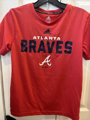 Bola de beisebol masculina juvenil Adidas média 10/12 Atlanta Braves - Imagem 1 de 2