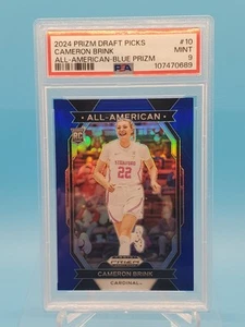 Cameron Brink 2024 Prizm Draft Picks Blue Prizm /199 All-American PSA 9 - Picture 1 of 2